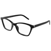 Saint Laurent Elegant Läder Axelväska Black, Unisex