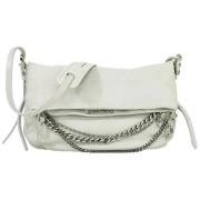 Jimmy Choo Pre-owned Pre-owned Laeder crossbodyvskor Beige, Dam