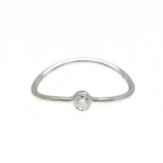 Tiffany & Co. Pre-owned Pre-owned Platina ringar Gray, Dam