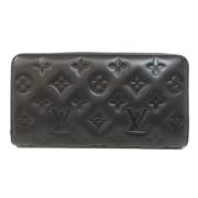 Louis Vuitton Vintage Pre-owned Laeder plnbcker Black, Dam