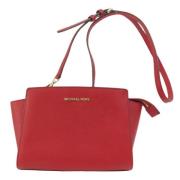 Michael Kors Pre-owned Pre-owned Laeder crossbodyvskor Red, Dam