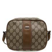 Gucci Vintage Pre-owned Canvas gucci-vskor Beige, Dam