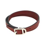 Hermès Vintage Pre-owned Laeder armband Brown, Dam