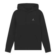 Jordan Svart Essential Vit Logotyp Sweatshirt Black, Herr