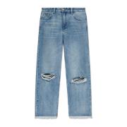 Michael Kors Jeans med 'vintage' effekt Blue, Dam