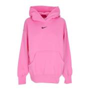 Nike Phoenix Fleece Oversized Hoodie Pink, Herr