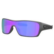 Oakley Polariserade Violett Solglasögon Turbine Rotor Gray, Unisex