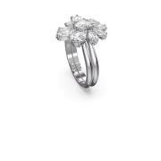 Swarovski Kristall Blomma Cocktail Ring Gray, Dam