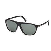 Tom Ford Klassiska Svarta Solglasögon Black, Unisex