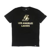 New Era NBA Svart Guld Metallic Tee Black, Herr