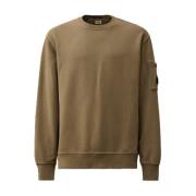 C.p. Company Beige Borstad Sweatshirt Beige, Herr