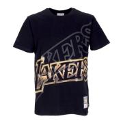 Mitchell & Ness NBA Big Face Tee Los Angeles Lakers Black, Herr