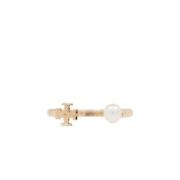 Tory Burch Gyllene Bijoux med Glasparl Yellow, Dam