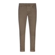 Dondup Gröna George Skinny Fit Byxor Green, Herr