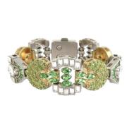 Miu Miu Pre-owned Pre-owned Metall armband Green, Dam