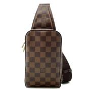 Louis Vuitton Vintage Pre-owned Canvas louis-vuitton-vskor Brown, Dam