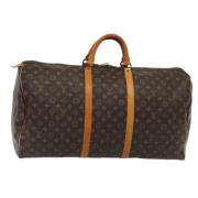 Louis Vuitton Vintage Pre-owned Canvas handvskor Brown, Dam