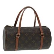 Louis Vuitton Vintage Pre-owned Canvas handvskor Brown, Dam