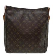 Louis Vuitton Vintage Pre-owned Canvas louis-vuitton-vskor Brown, Dam