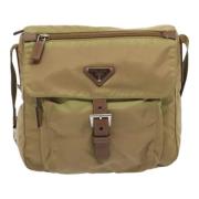 Prada Vintage Pre-owned Tyg prada-vskor Beige, Dam