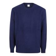 Eleventy Lyxig Blå Tröja Aw24 Blue, Herr