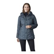 Junge Quiltad Vinterjacka Comfort Fit Storm Blue, Dam