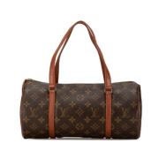 Louis Vuitton Vintage Pre-owned Canvas handvskor Brown, Dam