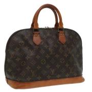 Louis Vuitton Vintage Pre-owned Canvas handvskor Brown, Dam