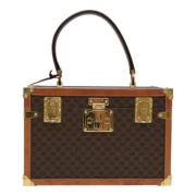 Celine Vintage Pre-owned Laeder handvskor Brown, Dam