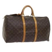 Louis Vuitton Vintage Pre-owned Canvas handvskor Brown, Dam