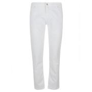 Eleventy Vita bomullsjeans Aw24 White, Herr