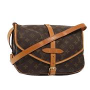 Louis Vuitton Vintage Pre-owned Canvas louis-vuitton-vskor Brown, Dam