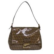 Fendi Vintage Pre-owned Canvas fendi-vskor Beige, Dam