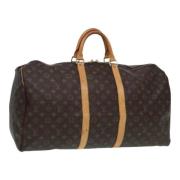 Louis Vuitton Vintage Pre-owned Canvas handvskor Brown, Dam