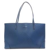 Gucci Vintage Pre-owned Laeder gucci-vskor Blue, Dam