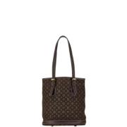 Louis Vuitton Vintage Pre-owned Tyg louis-vuitton-vskor Brown, Dam