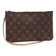 Louis Vuitton Vintage Pre-owned Canvas kuvertvskor Brown, Dam