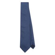 Corneliani Lyxig Sidenslips med Elegant Design Blue, Herr