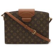 Louis Vuitton Vintage Pre-owned Tyg louis-vuitton-vskor Brown, Dam