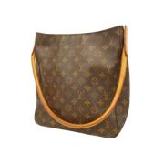 Louis Vuitton Vintage Pre-owned Tyg louis-vuitton-vskor Brown, Dam