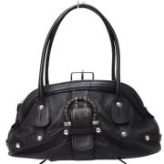 Salvatore Ferragamo Pre-owned Pre-owned Laeder handvskor Black, Dam