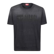 Diesel Justerbart T-shirt för män Black, Herr