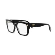 Fendi Stiliga Glasögon för Modeentusiaster Black, Unisex