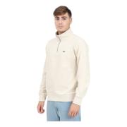 Levi's Original Housemark Half-Zip Sweatshirt i Beige Beige, Herr