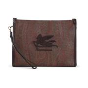 Etro Bruna Clutches Damer Väskor Aw24 Brown, Dam