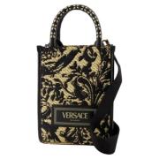 Versace Laeder handvskor Multicolor, Dam