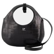 Courrèges Laeder handvskor Black, Dam