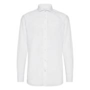 Boggi Milano Popeline Napoli Krage Skjorta Regular Fit White, Herr