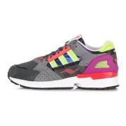 Adidas Grå Låg Herrsko Zx 10000 C Multicolor, Herr