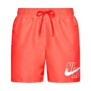 Nike Röda Swoosh Simshorts Red, Herr